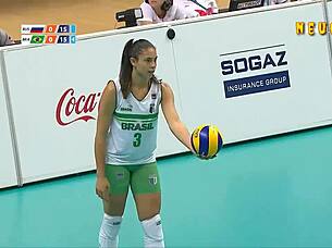 voyeur spies sexy brazilian volleyball babes closely