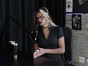 Naomi Campos shares how she started porn with fanfic dp in sheer red lingerie