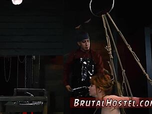 sexy teen prisoner endures extreme domination bondage compilation in hd