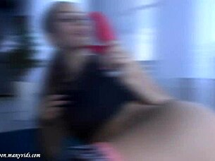 fit gym girl seduces coach for rough pounding facial