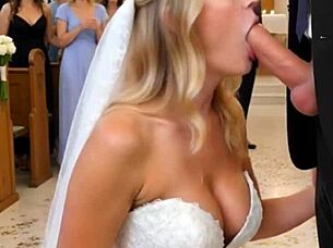 ai generated wedding scene vibes