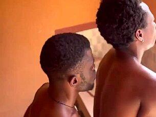 almost caught by neighbors during outdoor big black cock fuck