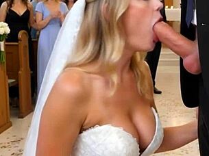 ai generated wedding scene vibes