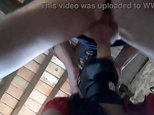 Bound Masked Laura XXX Gagged on Cock Doggystyle!