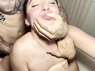 couple swap spirals into wild vaginal double penetration