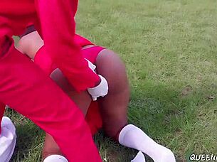 Santa Slams Young Horny Mistress Hard At Christmas Party!