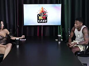 WILL MASTRO SHEER RED flashes exhibitionist lingerie in emotional scene