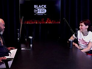 annie clementine's sheer red vampire fang fuck fest