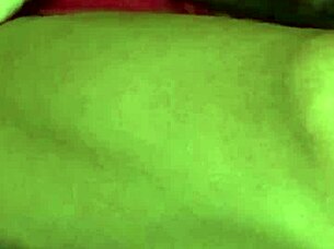 Amateur couple's dirty close-up pierced nipples as she kneels for facial cumshot juanlatino