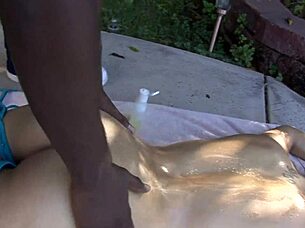 chavon taylor's shaved chocolate pussy craves monster cock!
