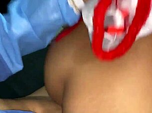 COLOMBIAN LATINA BENT OVER FOR HARD DOGGY POUNDING!