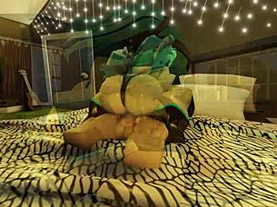 hatsune miku ditches mic for hard roblox fuck ride