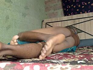 Hot indian couple enjoys passionate sex in bathroom with ass shaking and fingering