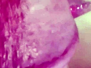 Amateur couple's dirty close-up pierced nipples as she kneels for facial cumshot juanlatino