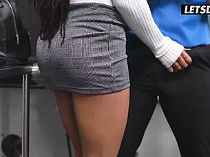 tsa agent rams horny hostel slut's every hole