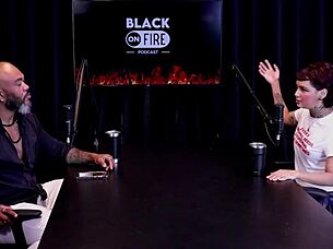 annie clementine's sheer red vampire fang fuck fest