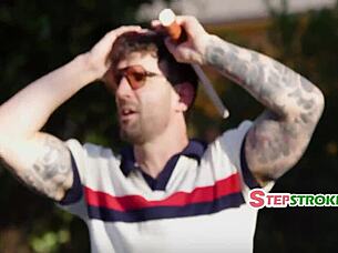 Brothel group orgy unleashes intense riding and oral on small tits in retro fantasy