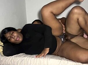 man fucks tight pussy hard mistaking her for wife with massive creampie finish