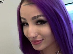 Valerica Steele sucks tall Chinese cock then fucks!