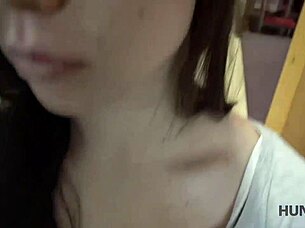 Hunt4k: Stranger offers cash for wild bar sex with petite wife 🔥💰