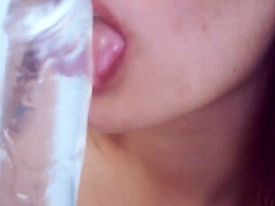 Sexy Asian beauty poses seductively