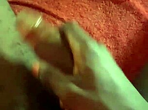 hey i'm jerking my huge cock off in the bedroom