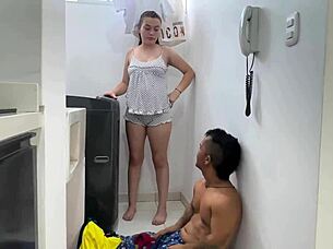 beg hermanastro stuff huge cock in tight pussy till creampie overflow