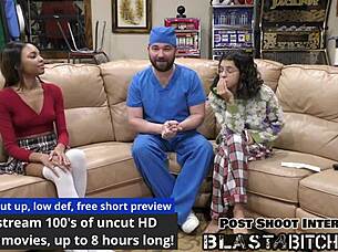 solana deepthroats huge cock doggystyle then cum blasted