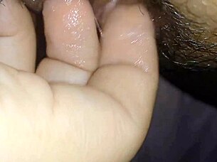 horny amateur teases her big wet clit pussy