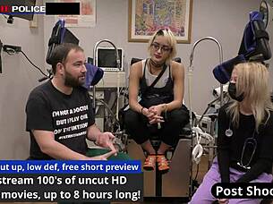 hey its just a tiny baggie officer channy crossfire gags on cock 😜