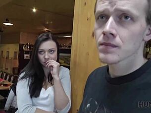 Hunt4k: Stranger offers cash for wild bar sex with petite wife 🔥💰