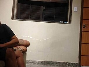 flashing happily awaits lover's visit later