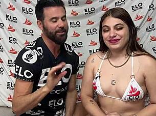 valentina alva's heating things up with her juicy latina ass, spanking and banana play in the spicy room