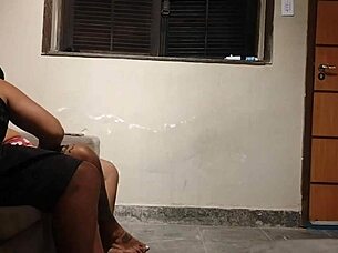 flashing happily awaits lover's visit later