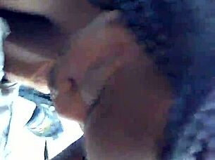 interracial couple bends over for public doggystyle pounding outdoors