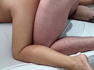 Real couple pounds hot young wife hard she moans wildly