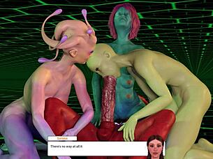 Redhead Midnight Rider Takes Monster Cock in Galactic Detour Holiday Fuck!