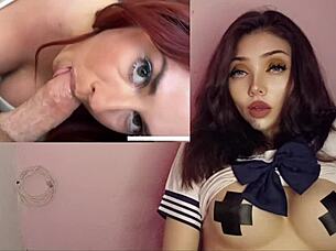 horny big tits milf grabs pov creampie orgasm when home alone