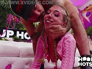 90-pound Breezy Bri Sucks Nade Nasty in Extreme Dirty Sex