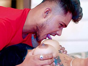 newlywed indian housewife seduced on bed passionately