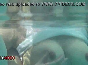 Suzuna Komiya's Big Tits Tease Pool Blowjob Intimacy