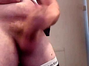 i came home drunk and so horny i started wanking my big british cock right away