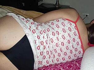 Bold cheating wife with big ass groped and fucked senseless