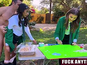 Hot Teens 18+ Get Freeused Doggystyle By Teacher During Study Session! 📚🍆🔥