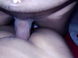 a slim african girl rides huge cock in wild cumshot compilation