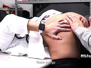 Caught Sheena Ryder's Naughty Medical Desk Hookup?