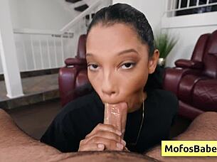 busty ebony eden west in pov with charles dera