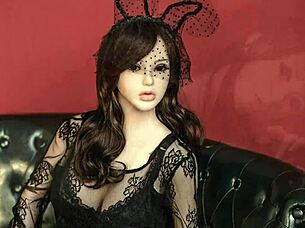 brunette teen 18+ fucks busty sex doll tight ass