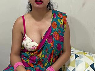 Indian stepmom's dirty hindi talk makes me so horny in kitchen