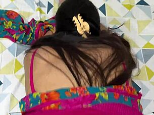 Indian stepmom's dirty hindi talk makes me so horny in kitchen